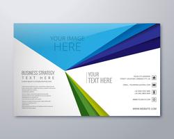 Abstrait créatif business brochure template vecteur