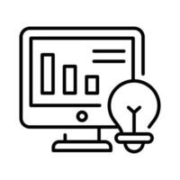 magnifiquement conçu icône de Créatif une analyse dans moderne style, Les données analytique prime icône vecteur