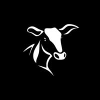 vache - minimaliste et plat logo - vecteur illustration