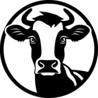 vache - minimaliste et plat logo - vecteur illustration