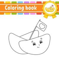 livre de coloriage pour les enfants vecteur