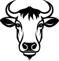 vache, noir et blanc vecteur illustration