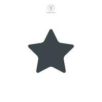 étoile icône symbole modèle pour graphique et la toile conception collection logo vecteur illustration