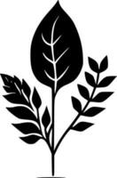 botanique - minimaliste et plat logo - vecteur illustration