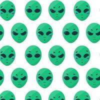 extraterrestre cosmique émotions visages tristesse joie colère vecteur