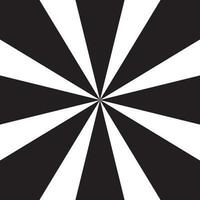 noir et blanc abstrait starburst Contexte vecteur