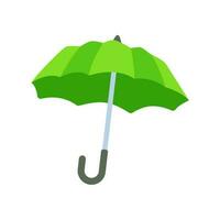 coloré parapluie icône pour pluie protection ouvert Soleil parapluie Facile style vecteur