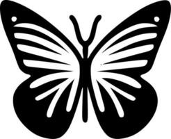 papillon, noir et blanc vecteur illustration