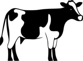 vache - minimaliste et plat logo - vecteur illustration