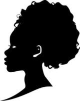 noir femmes - minimaliste et plat logo - vecteur illustration