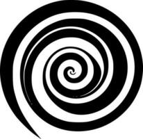 spirale - minimaliste et plat logo - vecteur illustration
