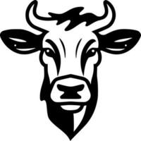 vache - minimaliste et plat logo - vecteur illustration