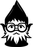 gnome - minimaliste et plat logo - vecteur illustration