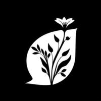 Ramadan - noir et blanc isolé icône - vecteur illustration