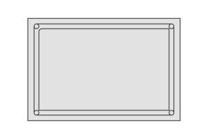 ligne art modèle dessins avec décent, simple, et minimal style vecteur