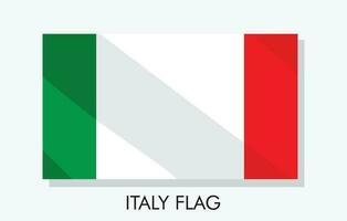 une drapeau de Italie vecteur illustration de Italie drapeau et vecteur illustration modèle bannière conception Italie nationale journée