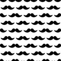 coiffeur magasin moustache ancien gentilhomme vecteur sans couture modèle. Contexte ou texture avec noir frisé rétro moustaches