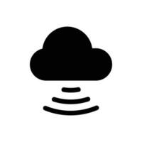 nuage réseau icône parfait pour tout type de conception projets vecteur
