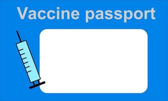 passeport vaccinal pour documenter que les gens ont déjà reçu le vaccin covid 19 vecteur