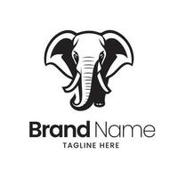 l'éléphant logo vecteur, l'éléphant illustration, logo conception vecteur