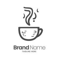 café magasin logo vecteur, café tasse logo, tasse icône vecteur, tasse logo, thé tasse logo vecteur
