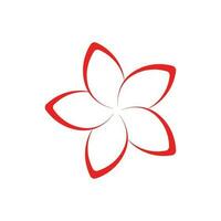 conception de vecteur illustration logo fleur
