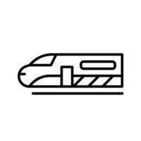 train icône vecteur. Publique transport illustration signe. métro symbole ou logo. vecteur