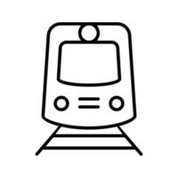 train icône vecteur. Publique transport illustration signe. métro symbole ou logo. vecteur