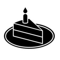 gâteau icône vecteur. dessert illustration signe. sucré symbole ou logo. vecteur