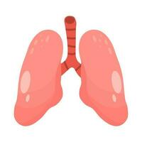 Humain poumons vecteur agrafe art icône. copd vecteur illustration, chronique obstructif pulmonaire explication