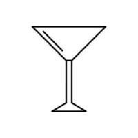 verre de vin icône vecteur. de l'alcool boisson illustration signe. gobelet symbole. bar logo. vecteur