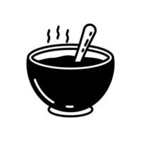 soupe bar icône dans vecteur. illustration vecteur