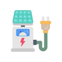 mise en charge station icône dans vecteur. illustration vecteur