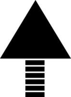 La Flèche le curseur icône ou symbole. vecteur