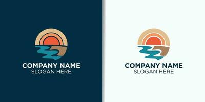 été ancien logo conception vecteur, vacances rétro conception, Voyage logo identité vecteur