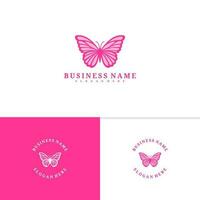 papillon logo modèle, Créatif papillon logo conception vecteur