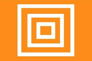 rectangle Orange Contexte vecteur