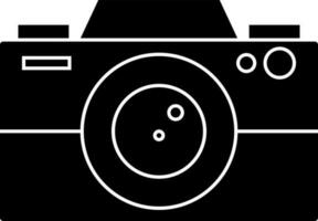numérique caméra icône dans noir et blanc couleur. vecteur