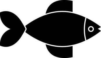 isolé illustration de poisson animal icône. vecteur