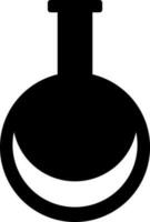 potion icône dans noir et blanc couleur. vecteur