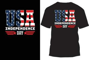 Etats-Unis indépendance journée T-shirt conception vecteur