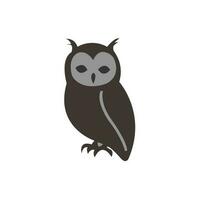 vecteur de conception de logo hibou