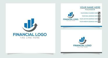 vecteur abstrait financier croissance solutions logo conception modèle
