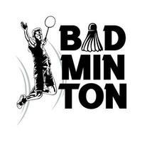 vecteur sport badminton