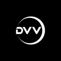 dvv lettre logo conception dans illustration. vecteur logo, calligraphie dessins pour logo, affiche, invitation, etc.