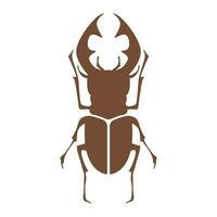 scarabée logo icône conception vecteur