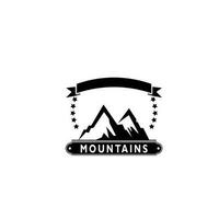 Montagne logo, Montagne expédition et Roche escalade vecteur Icônes.