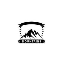 Montagne logo, Montagne expédition et Roche escalade vecteur Icônes.