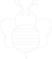 personnage de une mon chéri abeille. vecteur