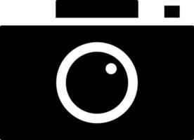 isolé illustration de caméra icône ou symbole. vecteur